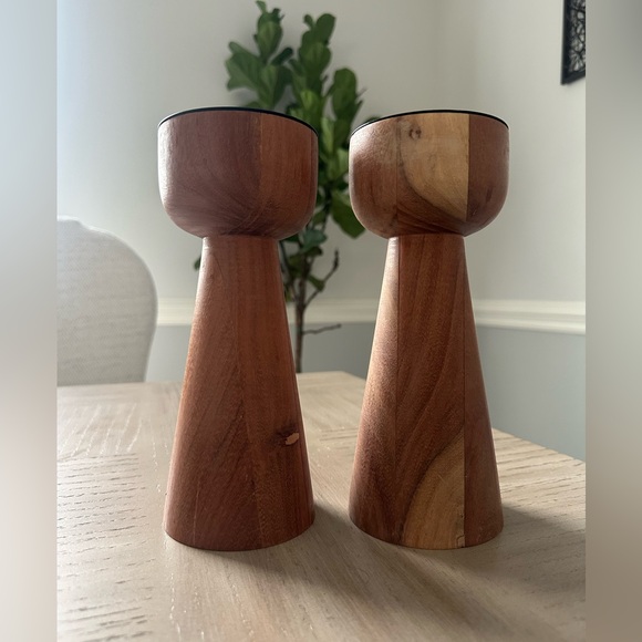 Crate & Barrel candle holders - Picture 1 of 5